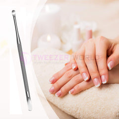 Professional Cuticle Pusher and Spoon Nail Cleaner Dual Sided Pusher