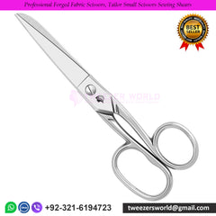 Professional Forged Fabric Scissors, Tailor Small Scissors Sewing Shears