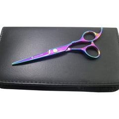 Best Titanium Coated Rainbow Scissors Professional Hair Cutting Shears