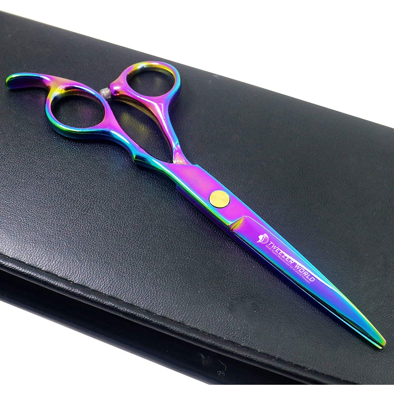 Best Titanium Coated Rainbow Scissors Professional Hair Cutting Shears