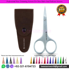 Professional Nose Trimming Scissors For Nose Hairs And Pedicure Scissors