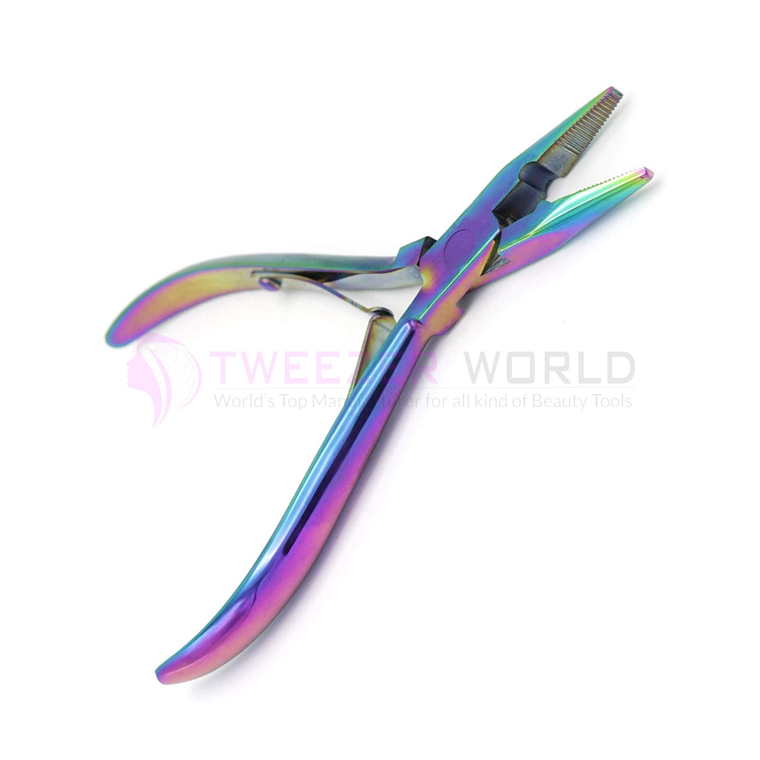 Professional Rainbow Color Best Hair Extension Pliers Stainless Steel