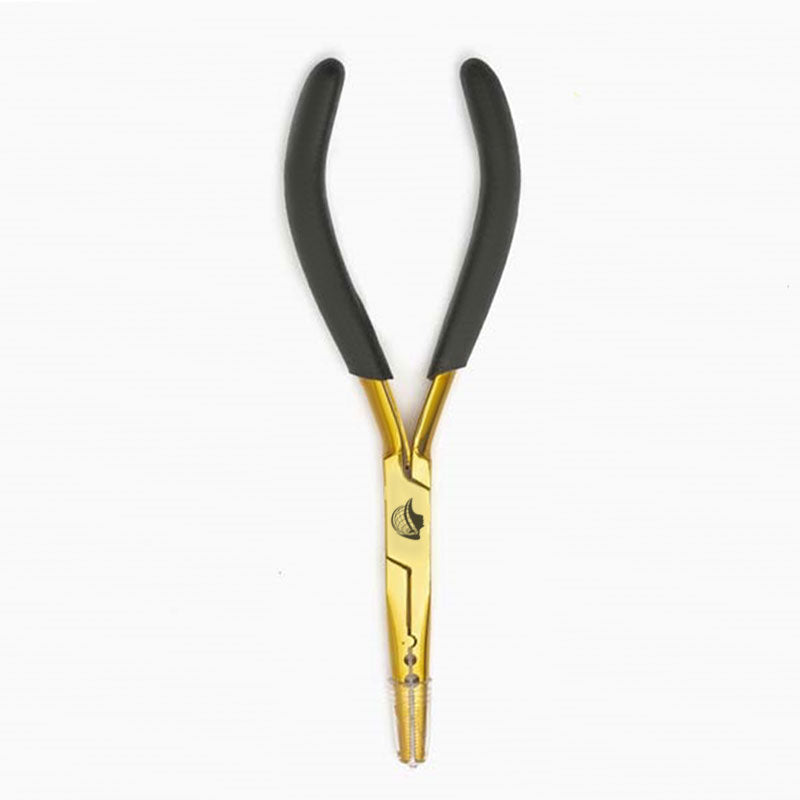 Tweezer World Best Selling Gold Plated Needle Nose Hair Extension Pliers