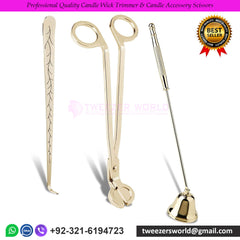 Professional Quality Candle Wick Trimmer &amp; Candle Accessory Scissors