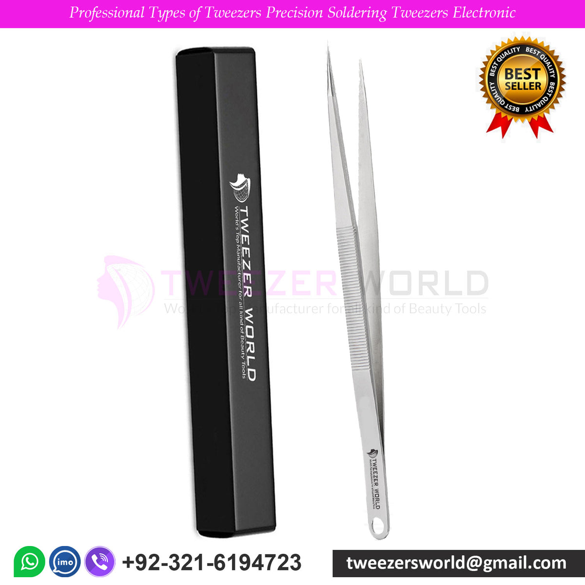 Professional Types of Tweezers Precision Soldering Tweezers Electronic