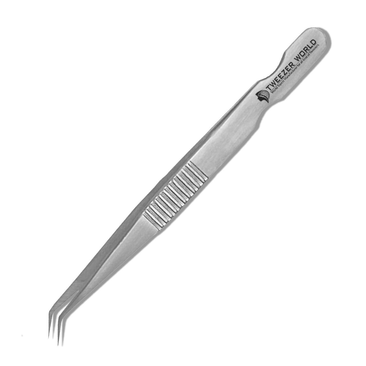 Best S-Shape Serrated Handle Volume Tweezers Eyelash Tweezers