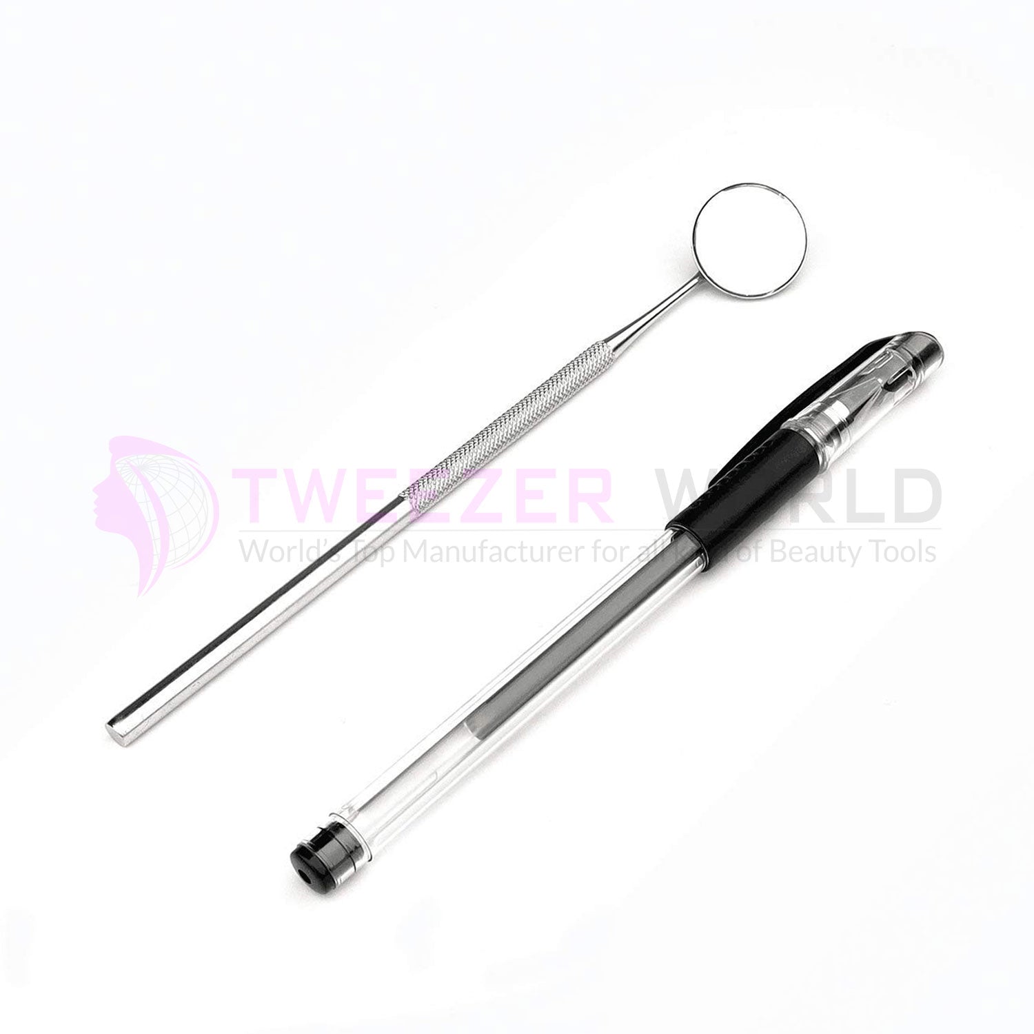 Eyelash Extensions Dental Mirror Inspect Instrument Makeup Mirror