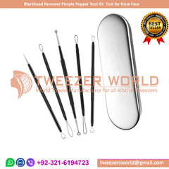 Blackhead Remover Pimple Popper Tool Kit  Tool for Nose Face