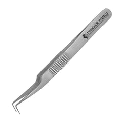 Eyelash Tweezers Best Quality Stainless Steel Serrated Handle Tweezers