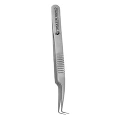 Eyelash Tweezers Best Quality Stainless Steel Serrated Handle Tweezers