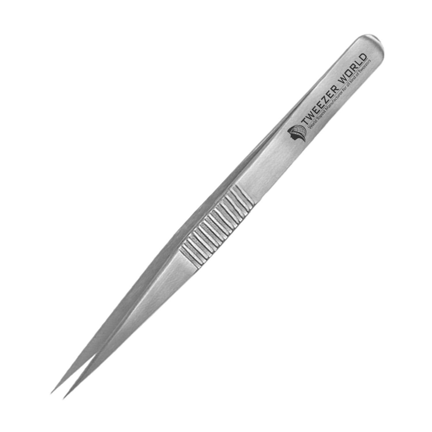 Russian Volume Serrate Tweezers Eyelash Custom Logo Cheap Tweezers