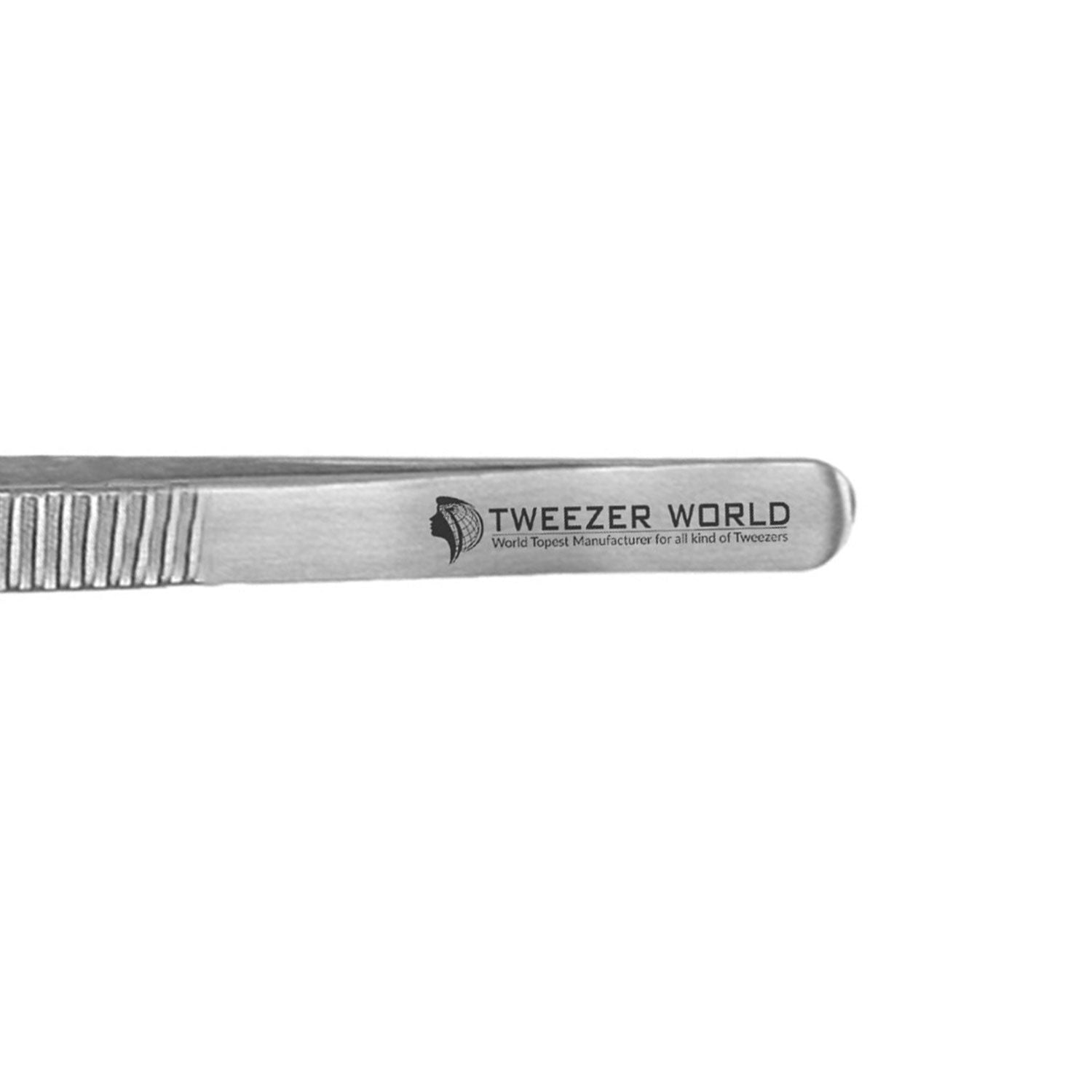 Russian Volume Serrate Tweezers Eyelash Custom Logo Cheap Tweezers