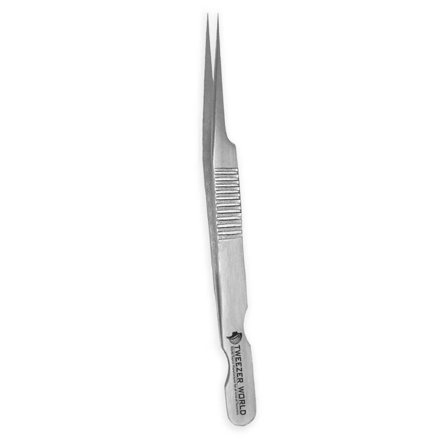 S-Shape Serrated Handle Volume Tweezers Eyelash Beauty Tweezers