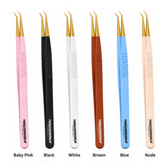45° Isolation Lash Tweezers