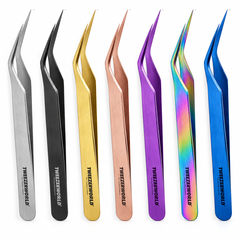 Straight Fine-Point Isolation Lash Tweezers - image 2 by TWEEZER WORLD