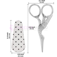 Professional High Quality Small Sewing Scissors with Leather Cover