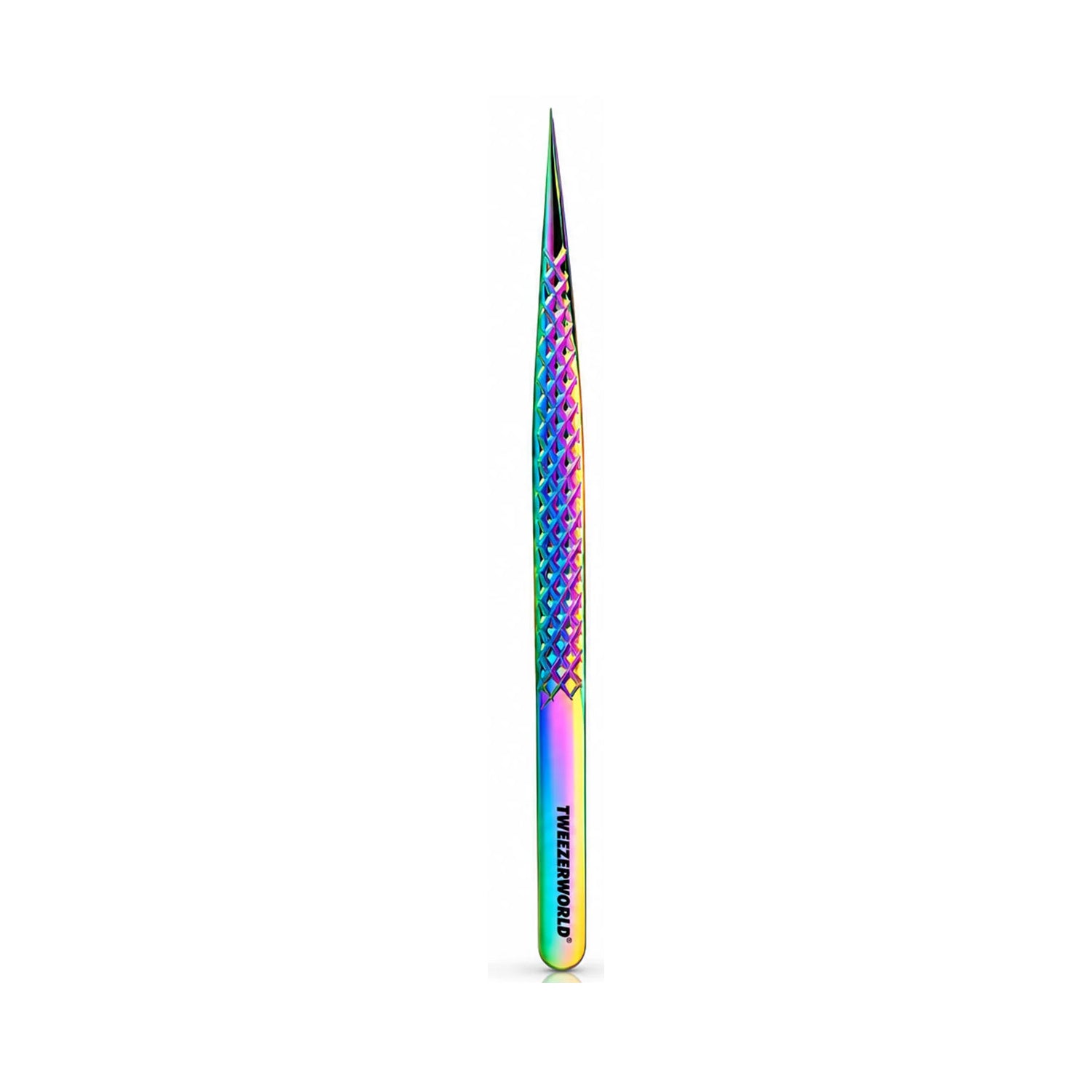 Slim Handle Straight Isolation Tip Tweezers - Rainbow | TWEEZER WORLD®