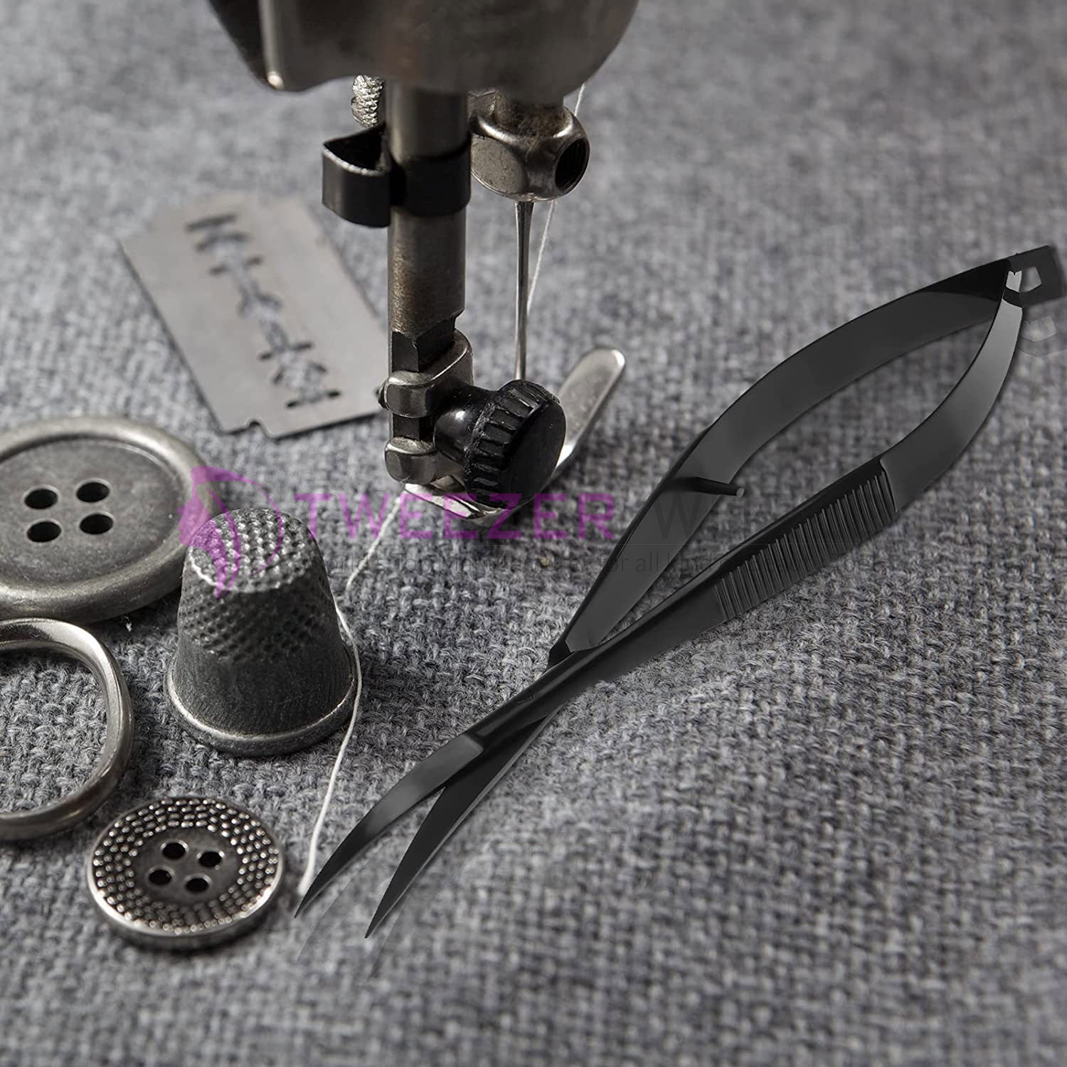 Professional Embroidery Scissors Stainless Steel Applique Micro Scissors