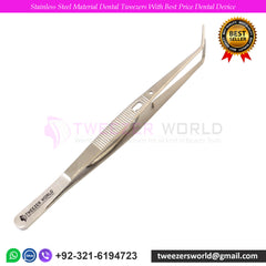 Stainless Steel Material Dental Tweezers With Best Price Dental Device