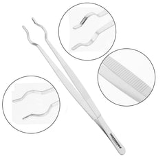 Stainless Steel Tube Tweezer Laboratory Accessory Surgical for Tubes