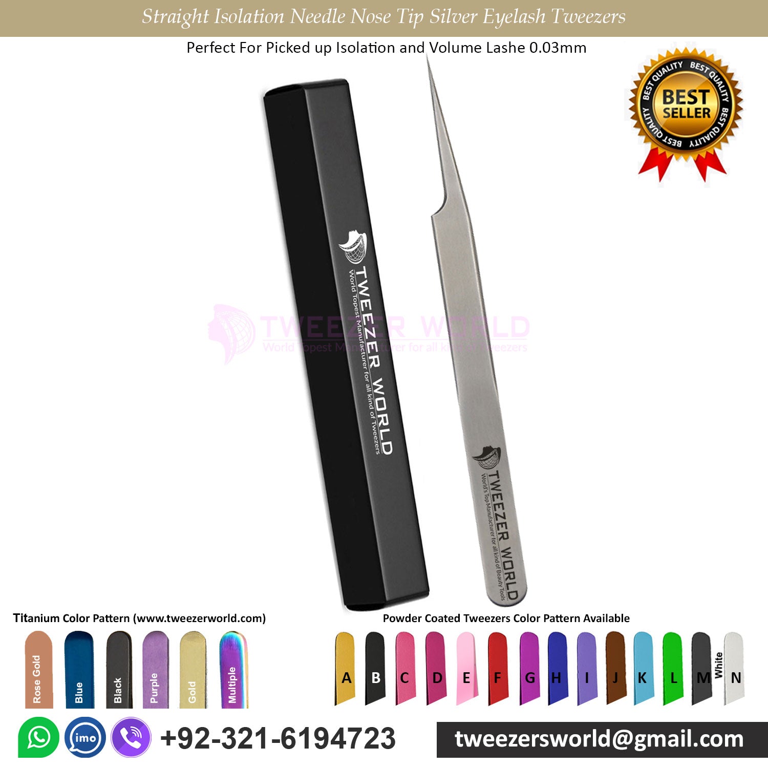 High Quality Stainless Steel Eyelash Isolation Tweezers Near Me