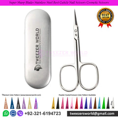 Super Sharp Blades Stainless Steel Cuticle Nail Scissors Cosmetic Scissors