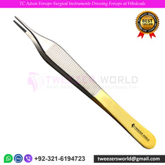 TC Adson Forceps Surgical Instruments Dressing Forceps at Wholesale