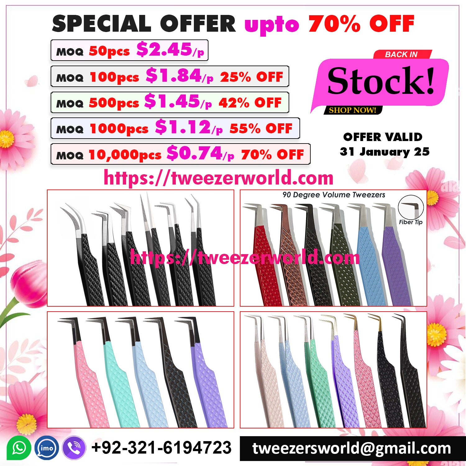 TWEEZER WORLD Special Offer 31 January 25