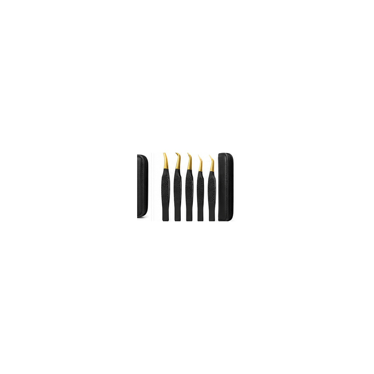TWEEZER WORLD five profile fiber tip illustrative concept image; actual specifications subject to approved sample
