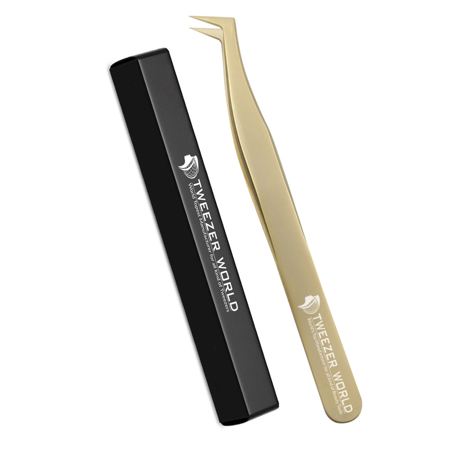 TWEEZER WORLD Gold Volume Tweezers Extension