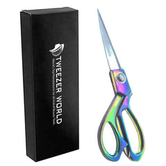 Rainbow Sewing Scissors Craft Tailor Scissors 9 Inch Professional Shears