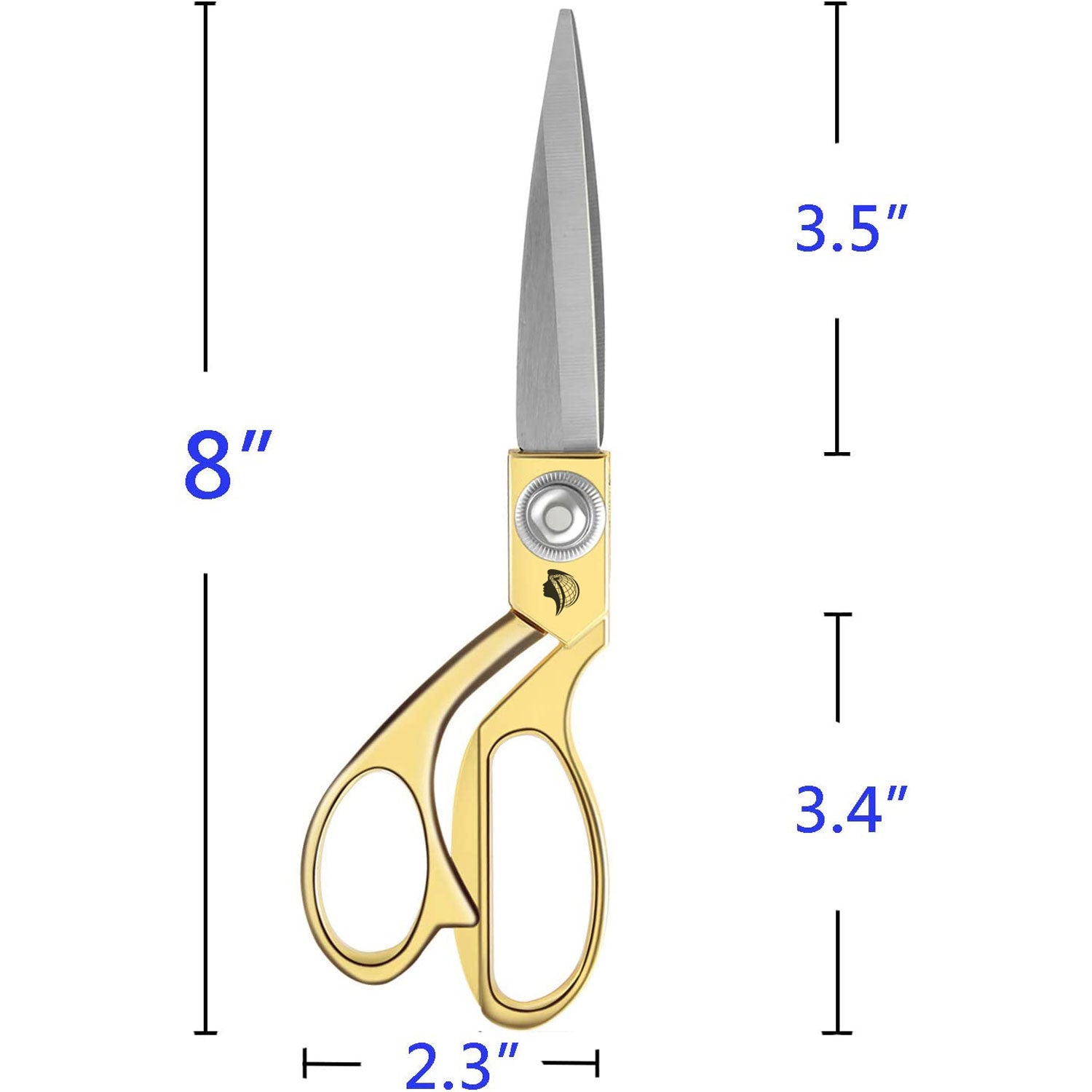 Professional Wild &amp; Bold Scissors, Heavy Duty Tailor Scissors Gold Shears