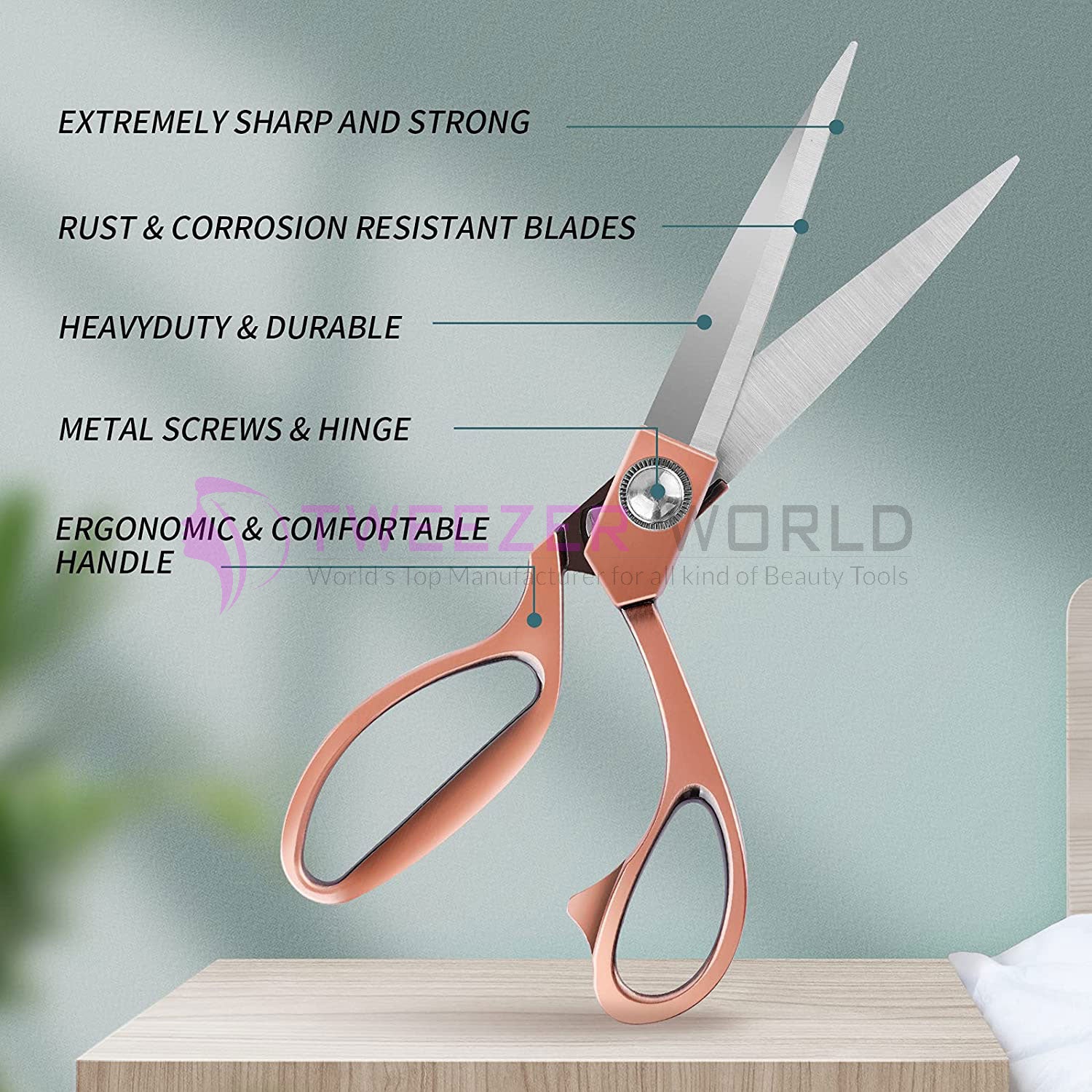 Professional Fabric Scissors for Fabric, Craft Sewing Tailor Scissors Set