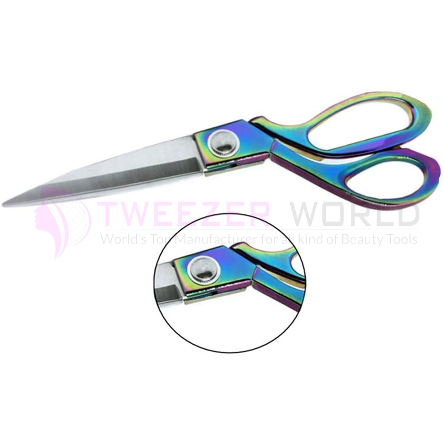 Rainbow Sewing Scissors Craft Tailor Scissors 9 Inch Professional Shears