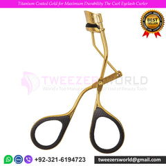 Titanium Coated Gold for Maximum Durability The Curl Eyelash Curler