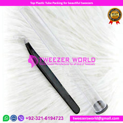 Top Plastic Tube Packing for beautiful tweezers