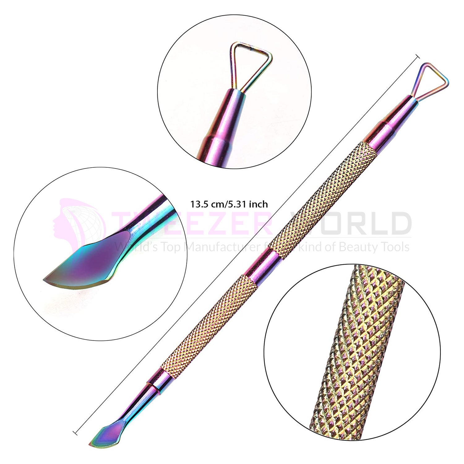 5 Pcs Cuticle Trimmer and Pusher Cuticle Nipper Set with Best Nail Files