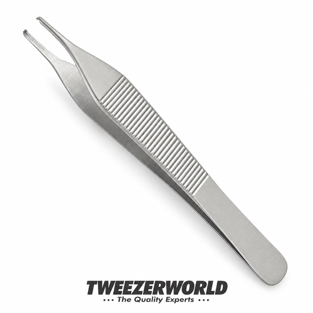 Adson Forceps 1x2 Teeth | Wholesale Supply — TWEEZER WORLD reference-based catalog illustration on white