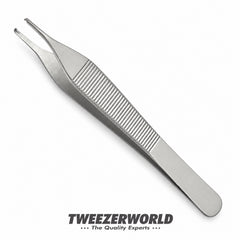 Adson Tissue Forceps | Private Label OEM — TWEEZER WORLD reference-based catalog illustration on white