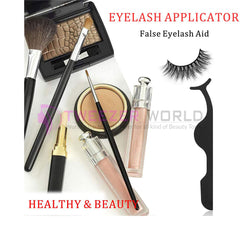 Black Stainless Steel False Eyelash Extension Applicator