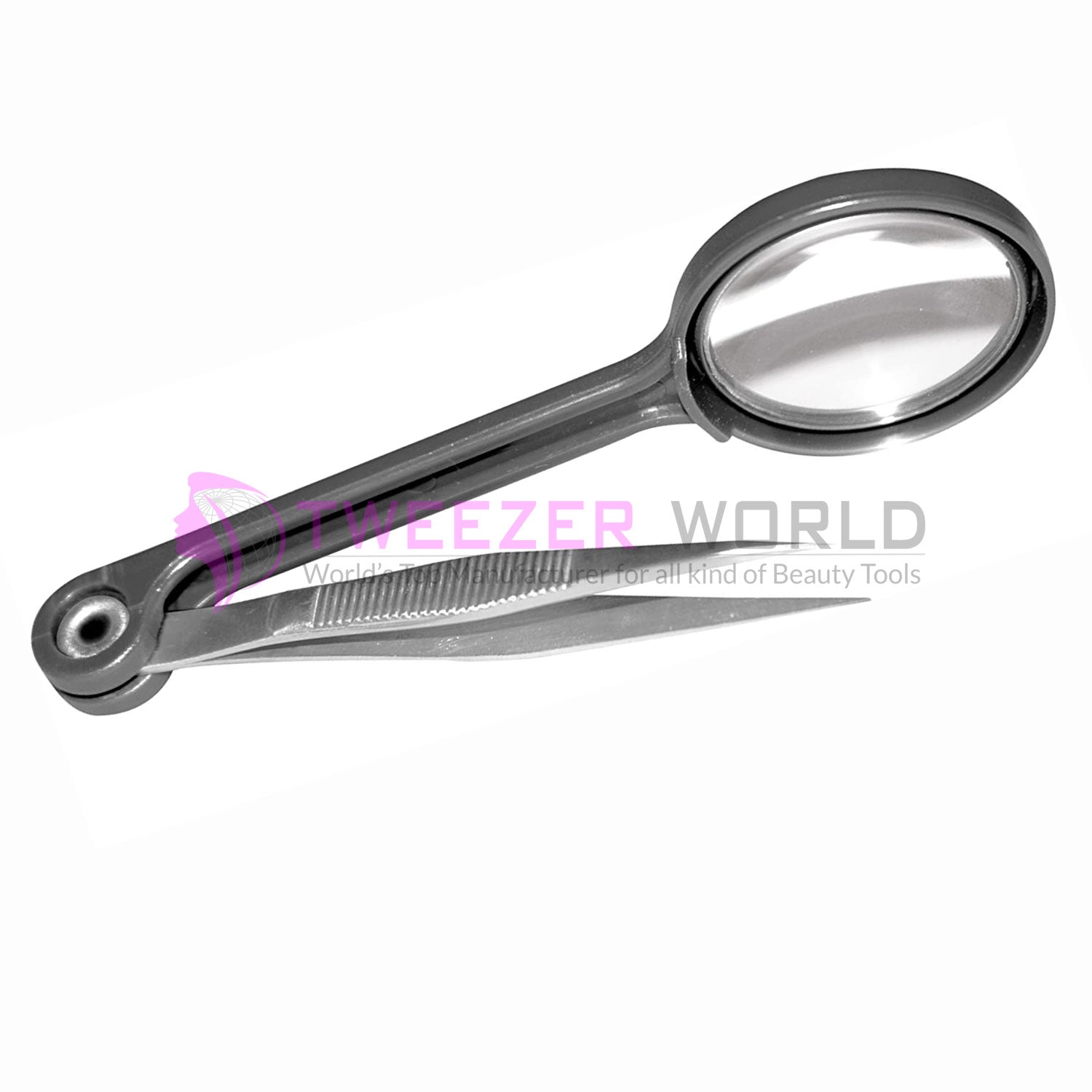 Performance Tool Stainless Steel Pro Magnifying Tweezers