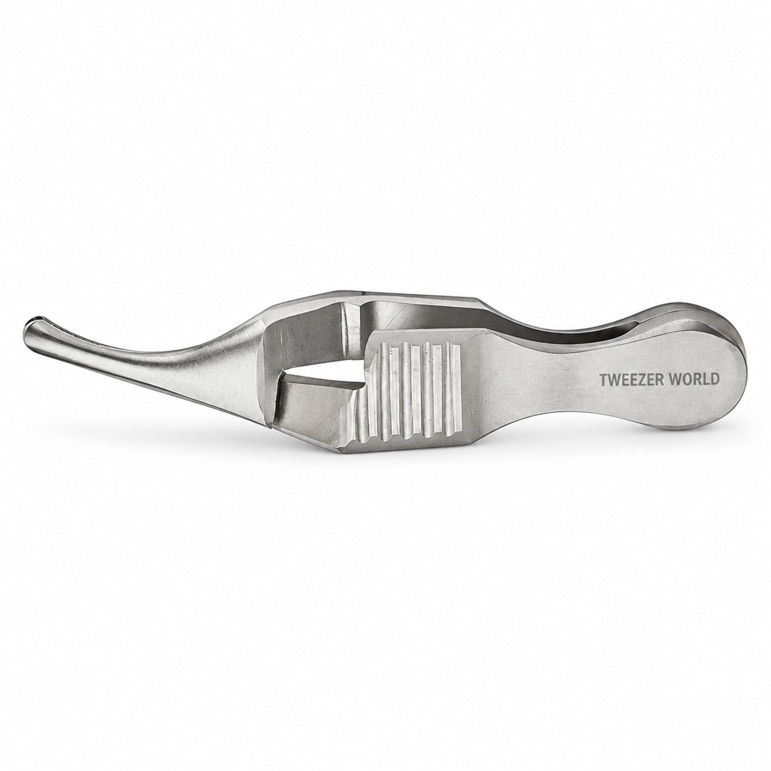Bulldog-Type Serrefine Clamp – Curved, 28 / 35 / 50 mm — hero catalogue illustration