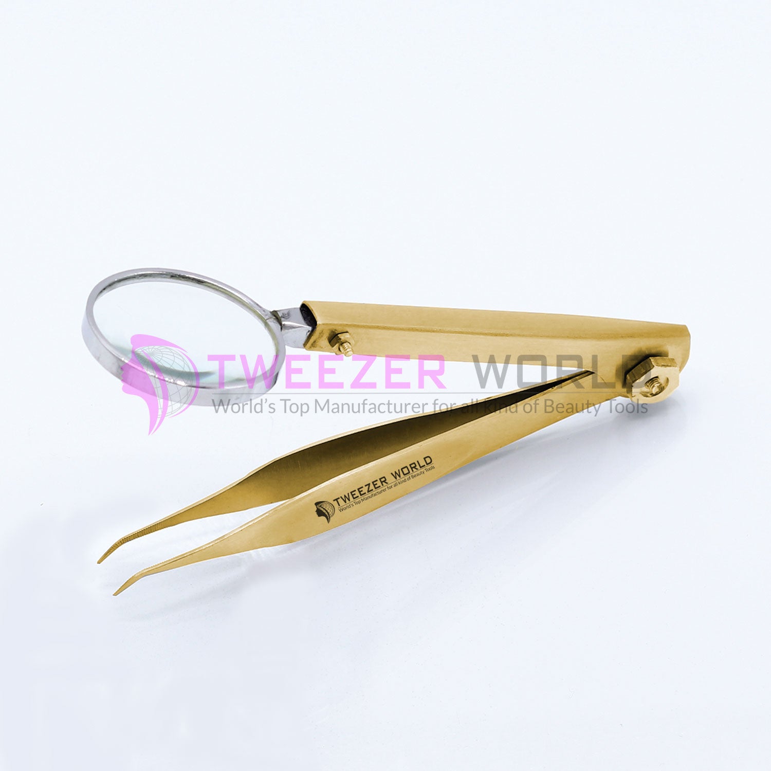 Gold Color Magnifying Glass Best Magnifying Tweezers