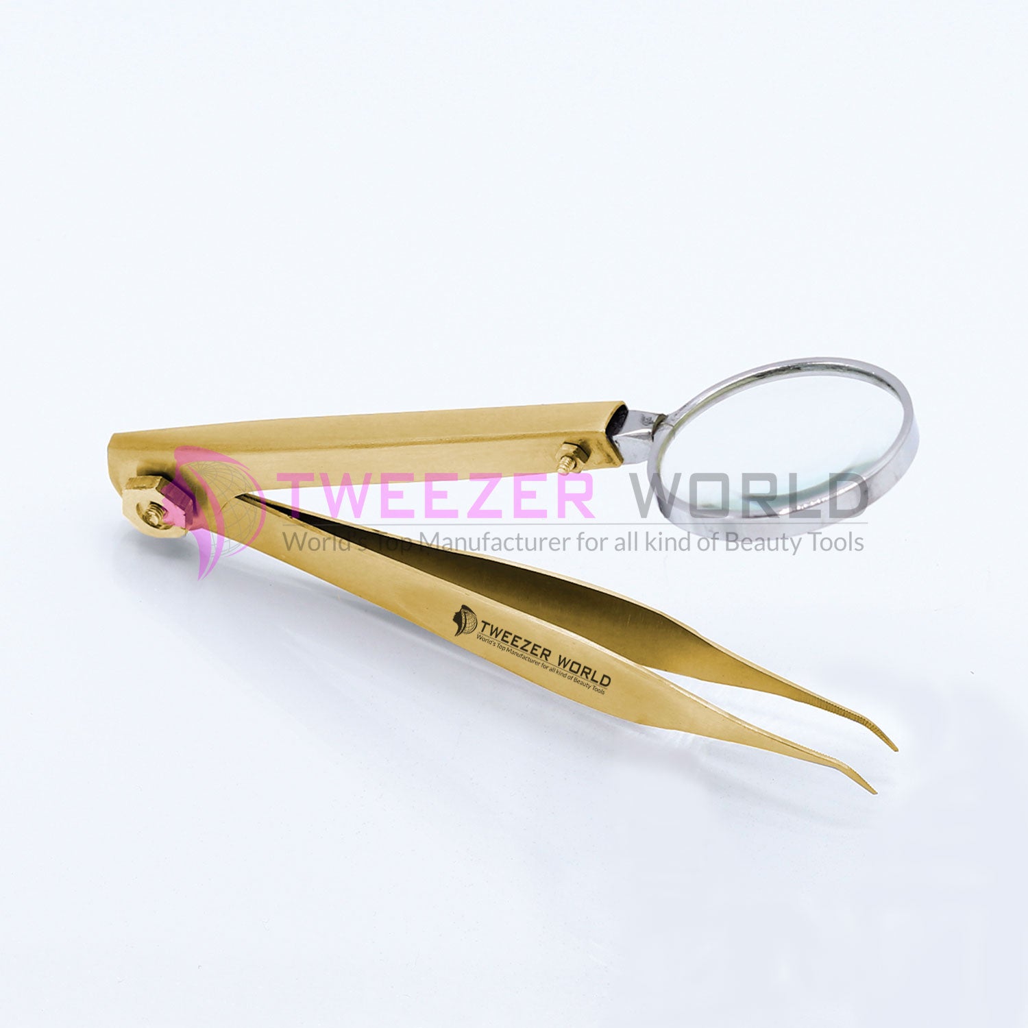 Gold Color Magnifying Glass Best Magnifying Tweezers