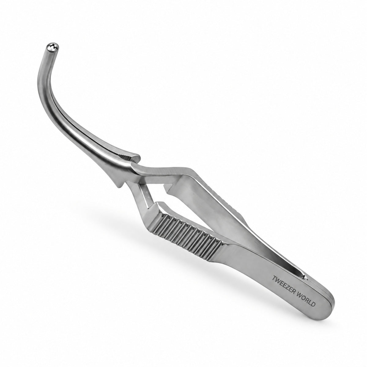DeBakey Cross-Action Bulldog Clamp – Curved, 20 mm Jaw — hero catalogue illustration