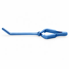 DeBakey Cross-Action Bulldog Clamp Titanium Option – 45° Angled, 12 cm — hero catalogue illustration