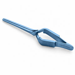DeBakey Cross-Action Bulldog Clamp Titanium Option – Straight, 12 cm — reverse three-quarter catalogue illustration