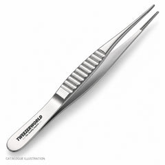 TWEEZER WORLD DeBakey micro forceps, reverse view — catalogue illustration; sample geometry pending verification