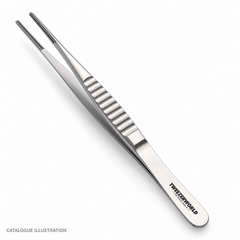TWEEZER WORLD DeBakey straight forceps catalogue illustration; exact model subject to sample verification