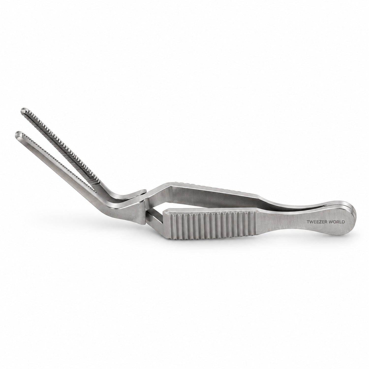 Diethrich Micro Bulldog Clamp – Angled, 20 mm Jaw — side profile catalogue illustration